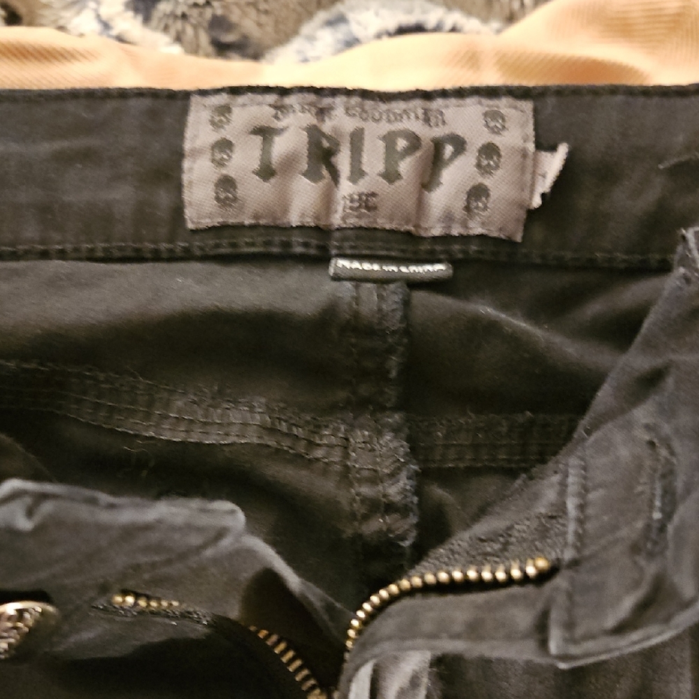 Y2K black Tripp Black jeans Pants
